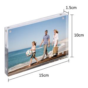 ODM Clear Acrylic Magnetic Picture Frames Holder A5