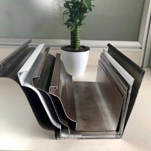 Building Material House Roofing Customizable Galvanized Hidden Rain Gutter