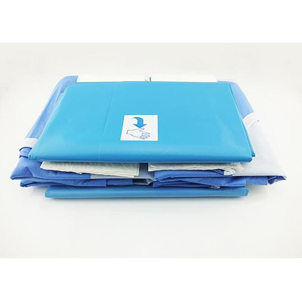 Angiography Procedure Pack Disposable EO Sterile Surgery Pack SMS Blue surgical instrument