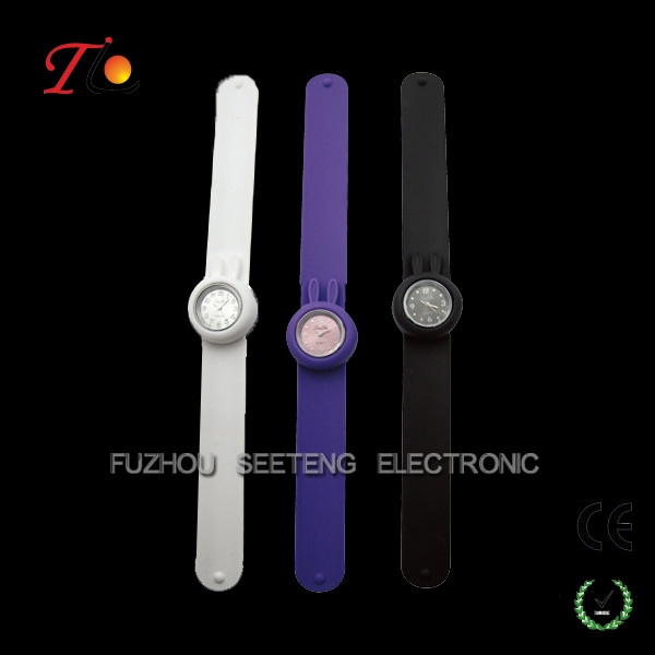 Popular customized slap promotion watch for children and adults