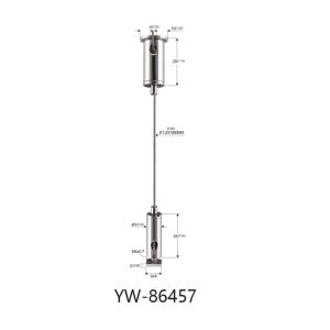 Wine Cabinet Wire Suspension Hanging Kit Wall To Wall YW86455