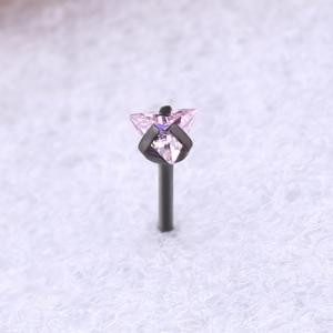 USA Popular Fashion Cubic Zircon Prong Set Labret Piercing Studs