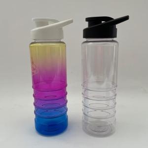 China Renewable Flip-Top RPET Water Bottle TRITAN Handle Design Single-Layer Advertising Cup on sale