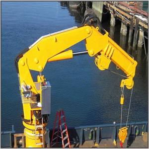 Knuckle Boom Offshore Vessel Provision Crane Marine Ship Deck Crane