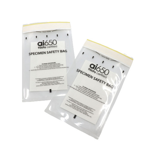 Buy LDPE Plastic Lab Specimen Bags Disposable With Pouch at wholesale prices