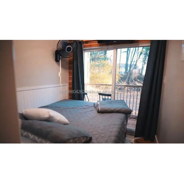 40ft Shipping Container Transformation for a Convenient Family Home Bedroom Living Room Kitchen and Bathroom Included