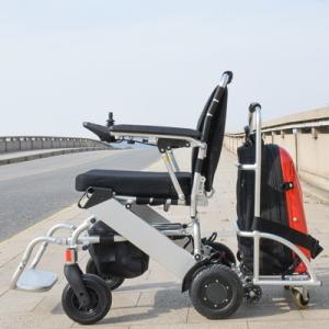 Lightweight Motorized Folding Power Wheelchair With 220lb Load