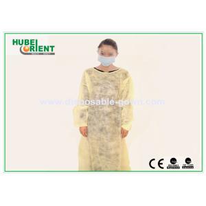 Disposable Nonwoven SMS Medical Isolation Gown With Long Sleeves