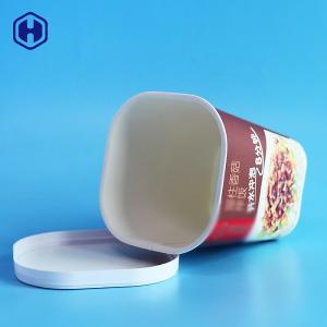 89MM Instant Rice IML Cup Square Lid With Logo Printing