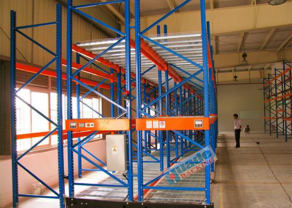 Buy Motorized Heavy Duty Pallet Racks Electronically Powered Mobile Racking at wholesale prices