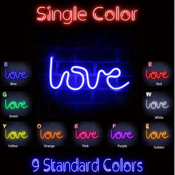 Customized Drop Shipping Neon Wedding Theme Beautiful Decorate Led Letter Neon