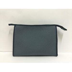 Neoprene Waterproof Makeup Brush Bags / Custom Cosmetic Bags with Emboss Logo