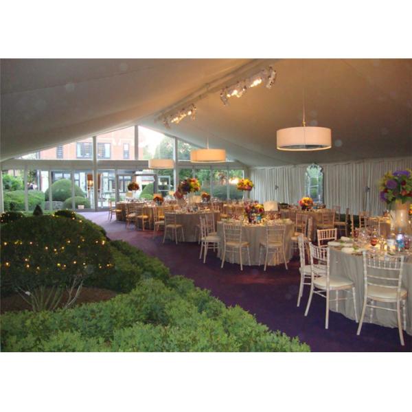 10m * 21m White Roof Cover Aluminium Frame Tents For Company Celebration