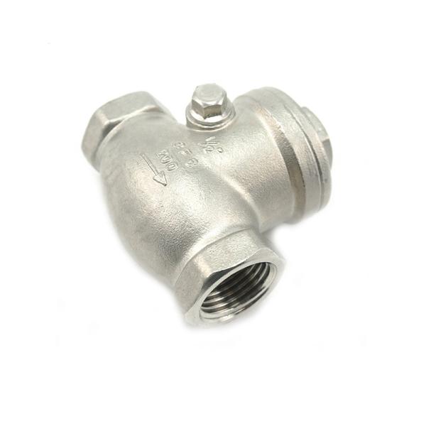 Buy Hydraulic Threaded Stainless Steel Valves 1000psi Plumbing Check Valve at wholesale prices