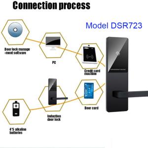 ANSI Hotel Smart Door Locks Mifare Smart Lock Keyless Entry
