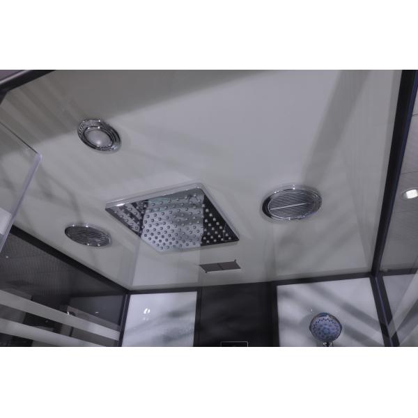 Customized Square Glass Shower Cabin Comfortable Shower Units,black 900*900*2150mm