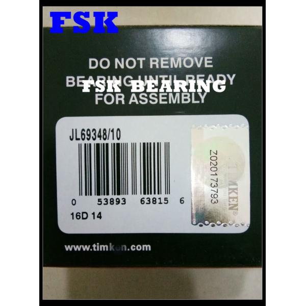 European Quality JL69348 / JL69310 Tapered Roller Bearings Cup And Cone Steel Cage