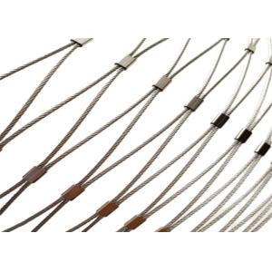 High Strength SS316 Ferrule Wire Cable Balcony Net Diamond Hole