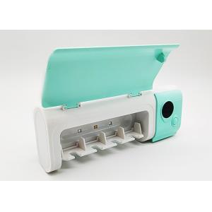 Cyan 150ma 1800mAh 225g UV Light Sterilizer Toothbrush Holder