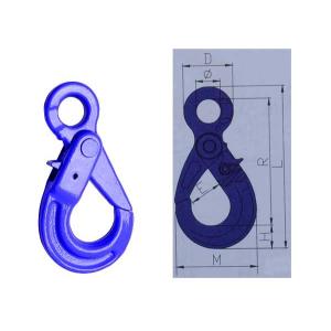 JTR-HL13 G100 European Type Eye Self-Locking Hook with Min Breaking Strength for