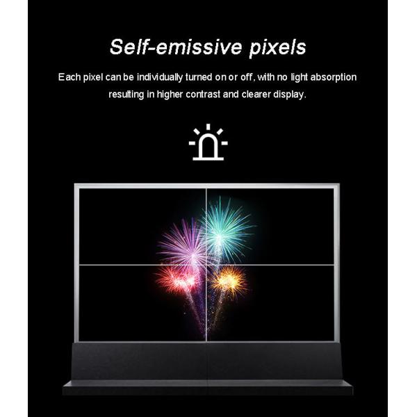 Full HD 55 Transparent OLED Touch Screen See Through OLED Display