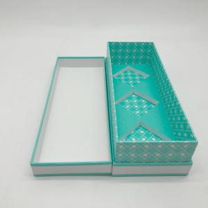 Custom Gourmet Chocolate Box Packaging Rectangle Acrylic UV Coating