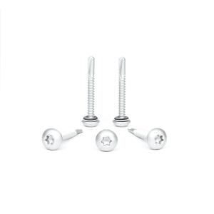 SUS410 Stainless Steel Button Head Torx Screw With Washer Roof Shield Self