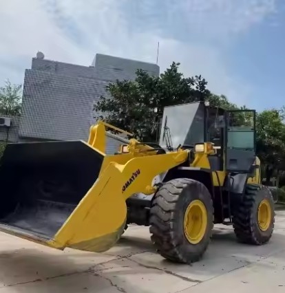 Used Komatsu Wheel Loader WA380 Front Loader For Construction