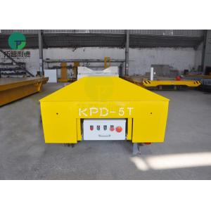 5 Tons Bulk Material Handler Warehouse Tow Cart Electrical With Flat Bed