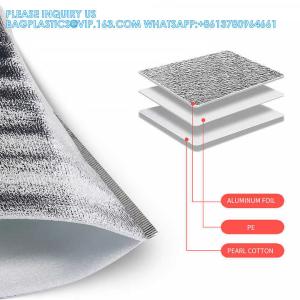 Takeout Thermal Delivery Bag Insulated Foil Bubble Box Liners, Medical Cool