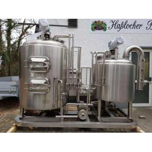 PLC 500L Micro Beer Brewing Equipment For Restaurant