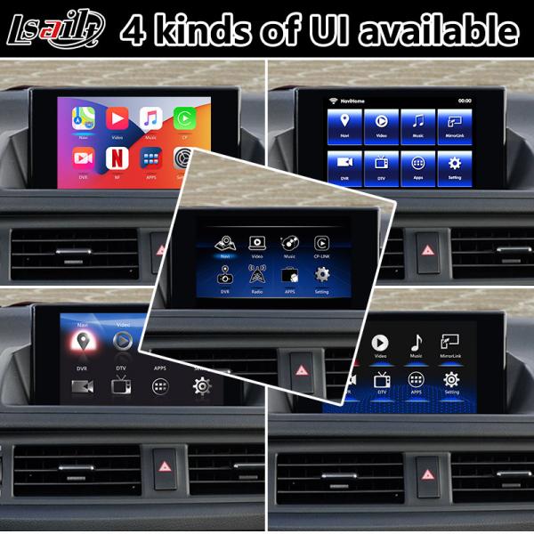 Lsailt Android Video Interface for Lexus CT200h CT F Sport Mouse Control 2014-2017