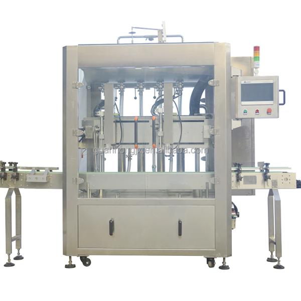 Lubricant Oil and Liquid Shampoo Filling Machine with Double Heads Tracking Type