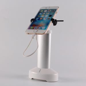 COMER clip mobile phone charger display alarm stand for retail shop with cable