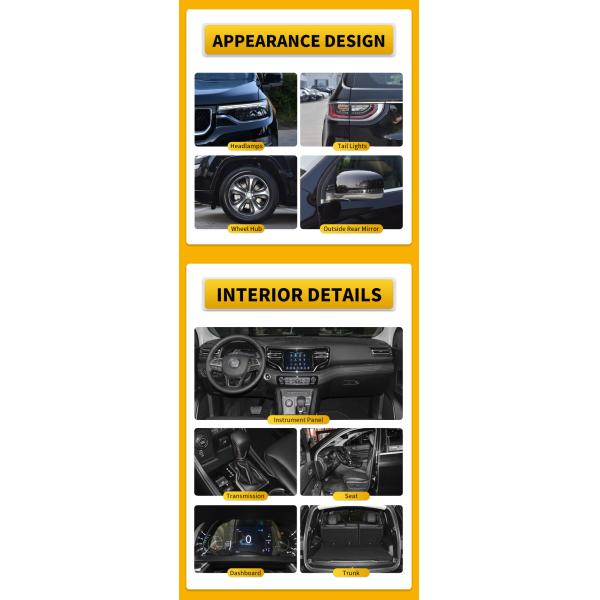 2023 High Speed Energy Vehicles Electric Car Adult Car Ternary Lithium Electricity Second Hand Cars for JEEP Commander