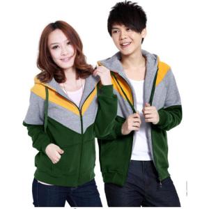 Zip-up Hoodies Sweatshirts , Couple Clothes , Blue Anti-Wrinkle