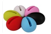 silicone horn speaker for iphone 6 ,cute shape silicone mobile phone speakers