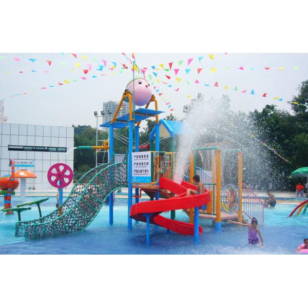 Water House Aqua Park Games Platform 21*18*9m With Water Slide For Family Fun