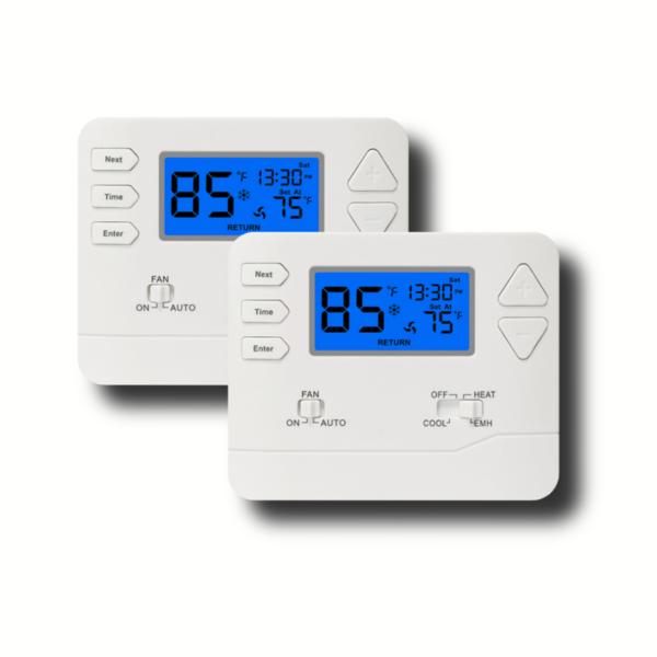 Buy CE Programmable Room Thermostat 24V Air Conditioner Heat Pump Controller at wholesale prices