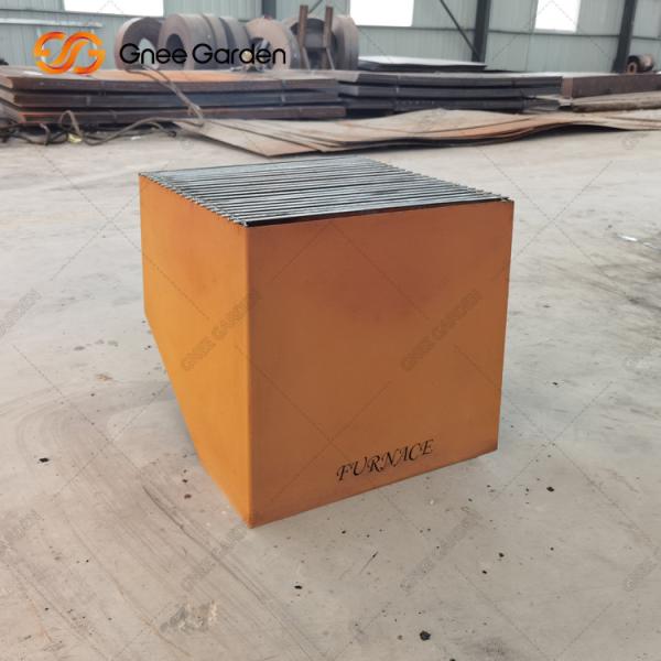 Patio Garden Outdoor Camping Corten Steel Rust Fire Pit Wood Burning 3mm Thick