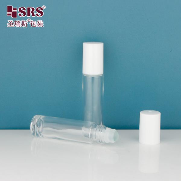 BLPM-10ML Transparent Mold Glass Roll On Bottle For Nail Oil Massage No Leakage Applicator
