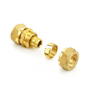 China Brass Pex Fittings with Multiple Surface Options on sale