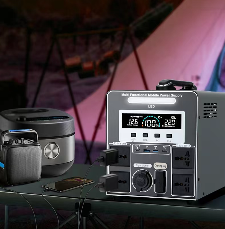 YF04 1000W Solar Generator 921Wh Portable Power Station Emergency Backup For