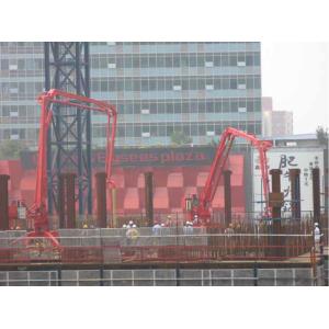 Building Site 13meters Concrete Pump Boom , 4kw Static Boom Placer