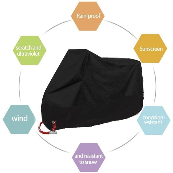 Scooter Moped Rain Cover Waterproof Prevent Rain Sun UV For Any Weather