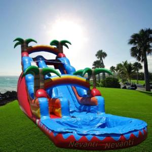 Customized Size Inflatable Water Climbing Games with Slide