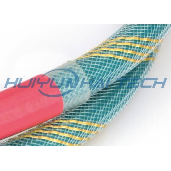 Halogen - Free Electrical Braided Sleeving , Black / Grey PET Braided Sleeving