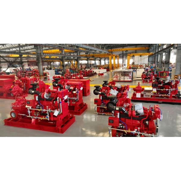 UL Fuel Tank Split Case Fire Pump With High Pressure Rated Pressure Up To 109-179psi And High Flow Rated Flow 7500 GPM SCF400-350-640