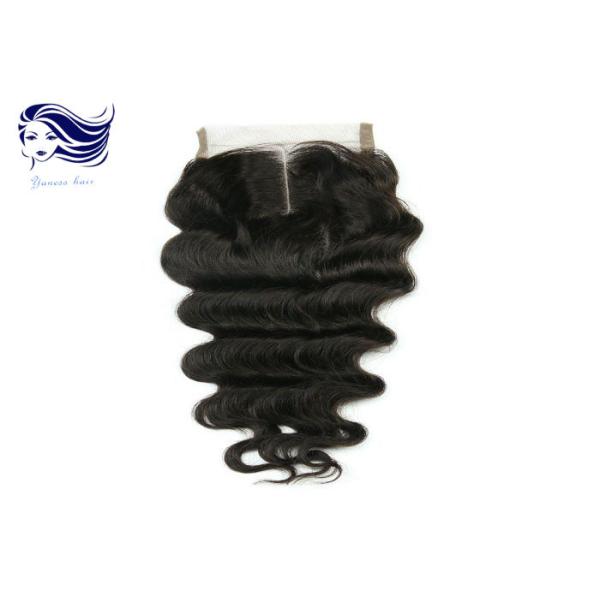 Buy Virgin Remy Middle Part Lace Closure Silk Straight Lace Closure at wholesale prices