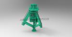 APFXKSYS-S3 Rock Belling Bucket with 3 Cutting Arms